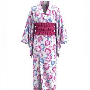 Traditional Kimono for Little Girl